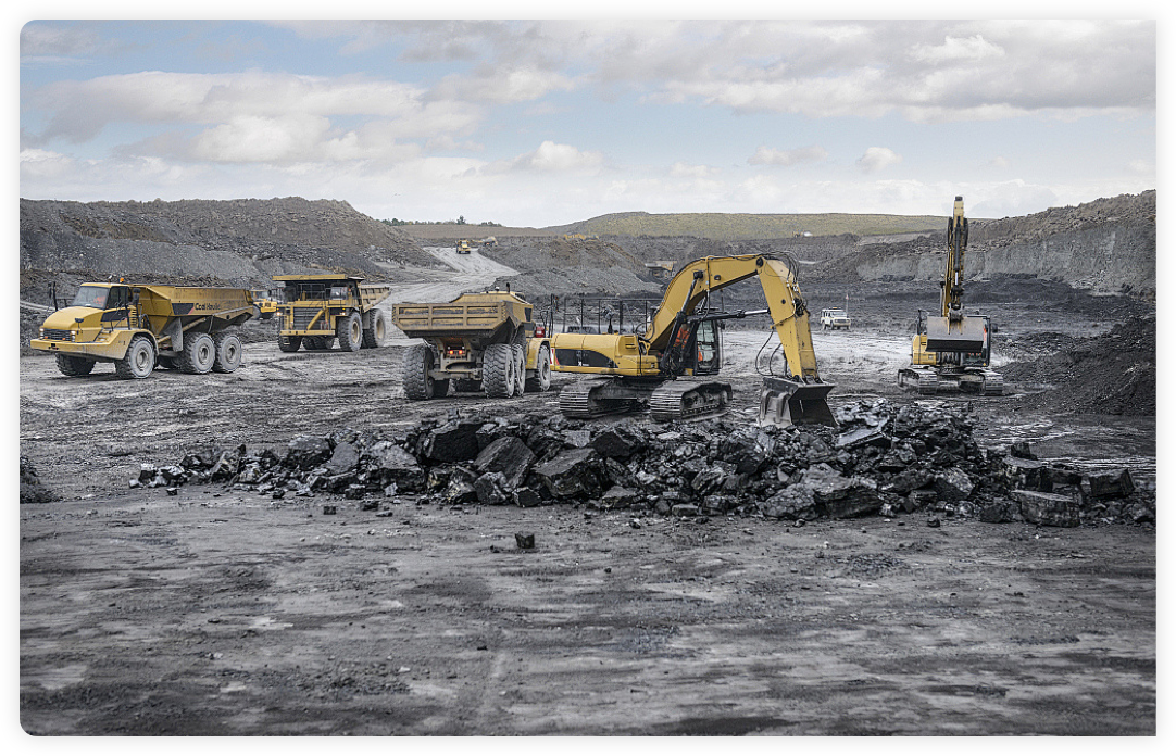 工程机械作业现场